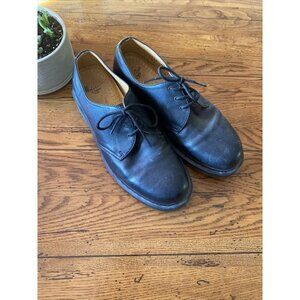 𝅺dr. Martens  Tie Shoe Black Smooth Men's Oxfords, 12